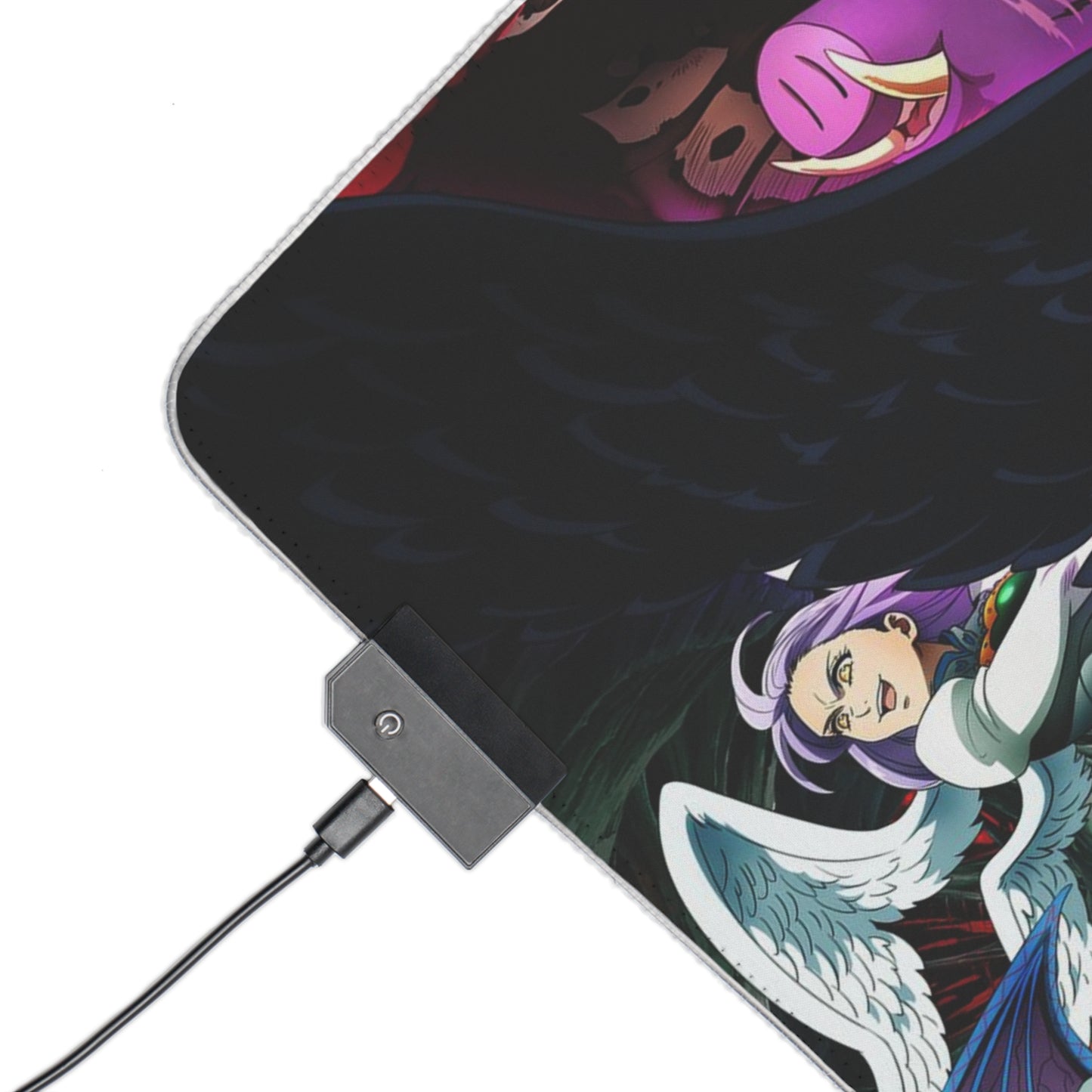 LED Seven Deadly Sins Gaming Mouse Pad