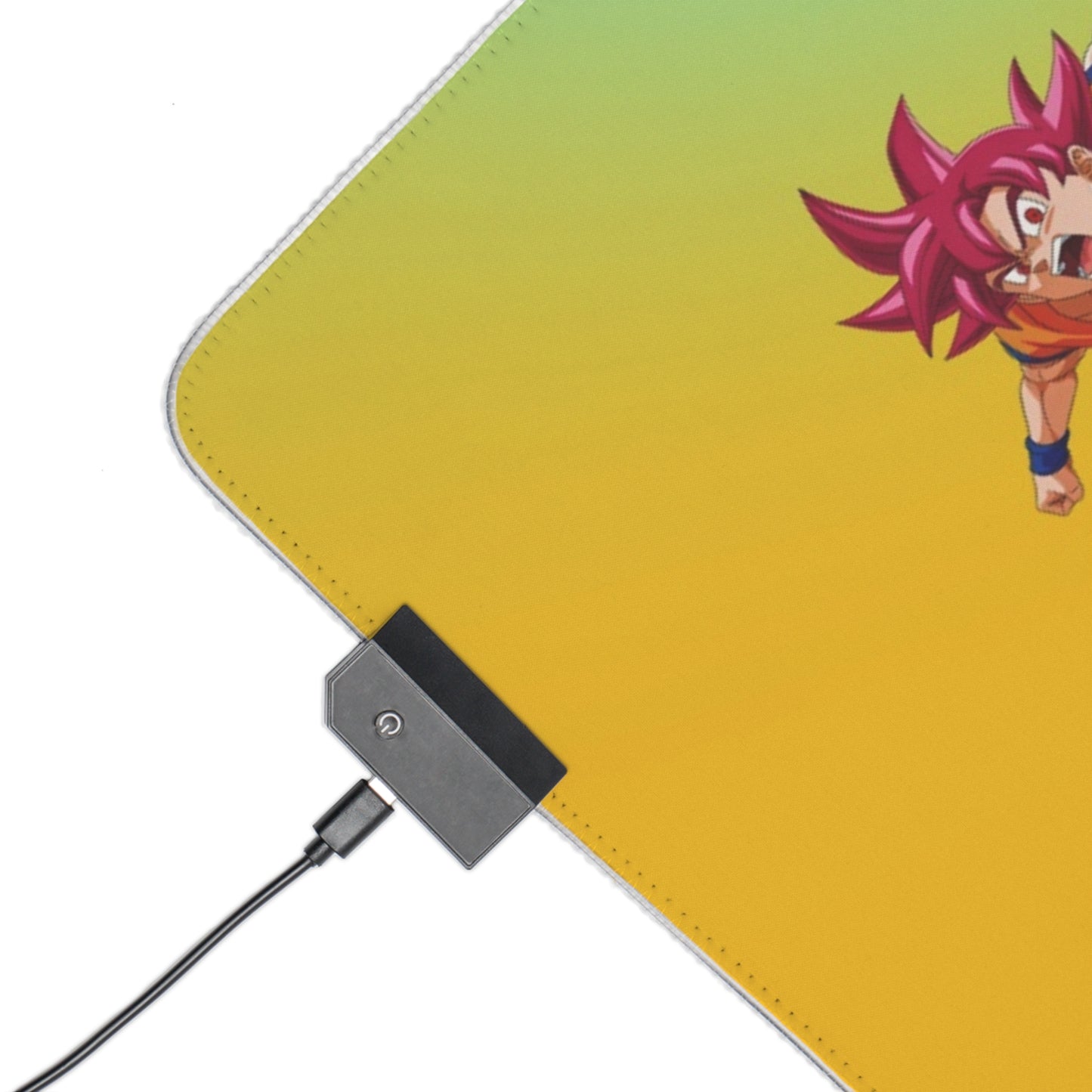 LED Gaming Mouse Pad — Anime Warrior Team RGB Desk Mat