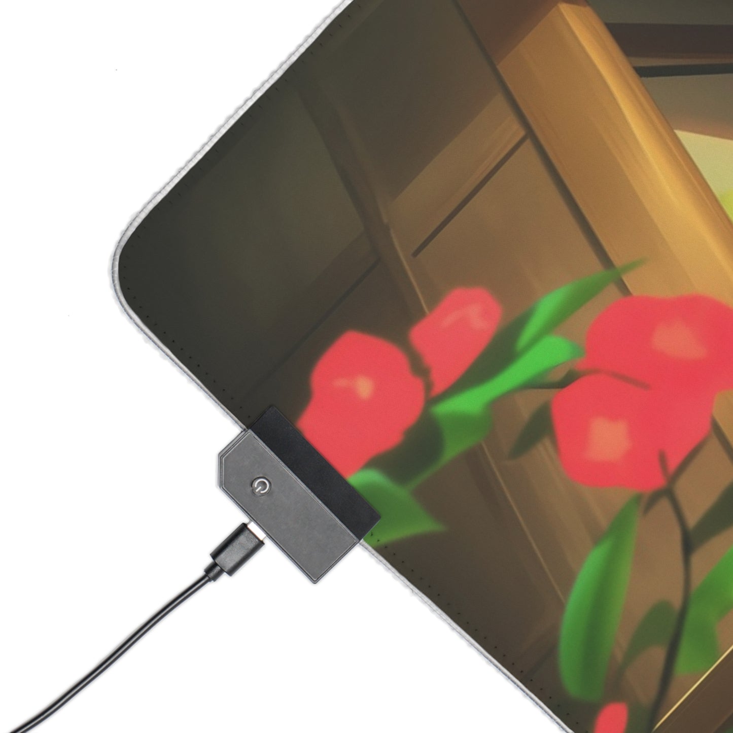 LED Gaming Mouse Pad – Anime Scenic RGB Desk Mat