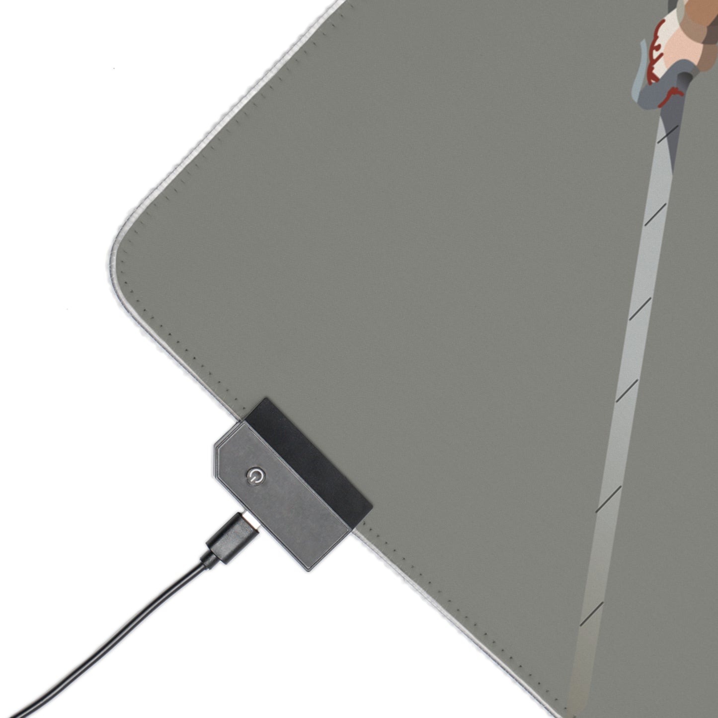 LED Gaming Mouse Pad — Anime Scout Movement Design with RGB Edge Lighting