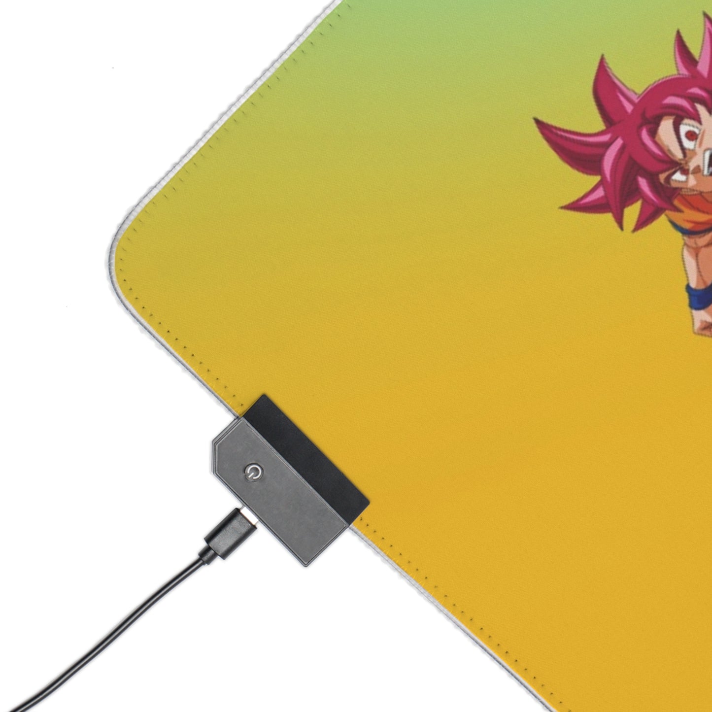 LED Gaming Mouse Pad — Anime Warrior Team RGB Desk Mat