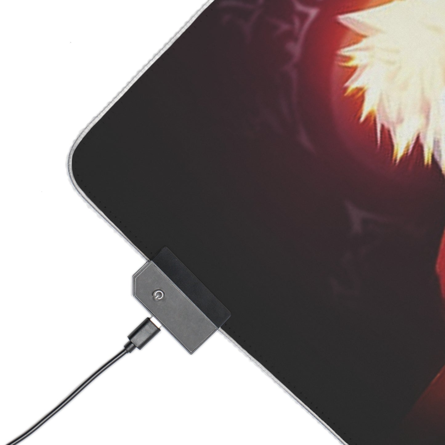 LED Naruto and Sasuke Gaming Mouse Pad