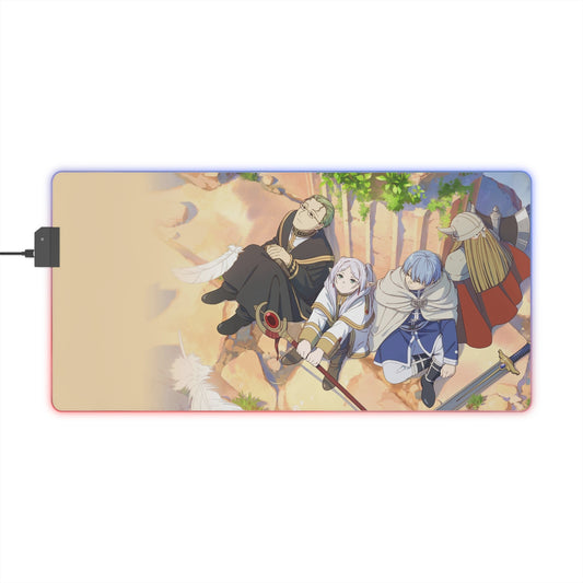LED Gaming Mouse Pad — Anime Adventure RGB Desk Mat