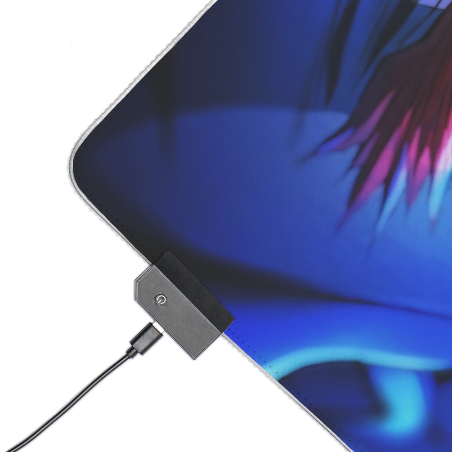 Anime Eye RGB LED Gaming Mouse Pad — Extended RGB Desk Mat for PC Gamers