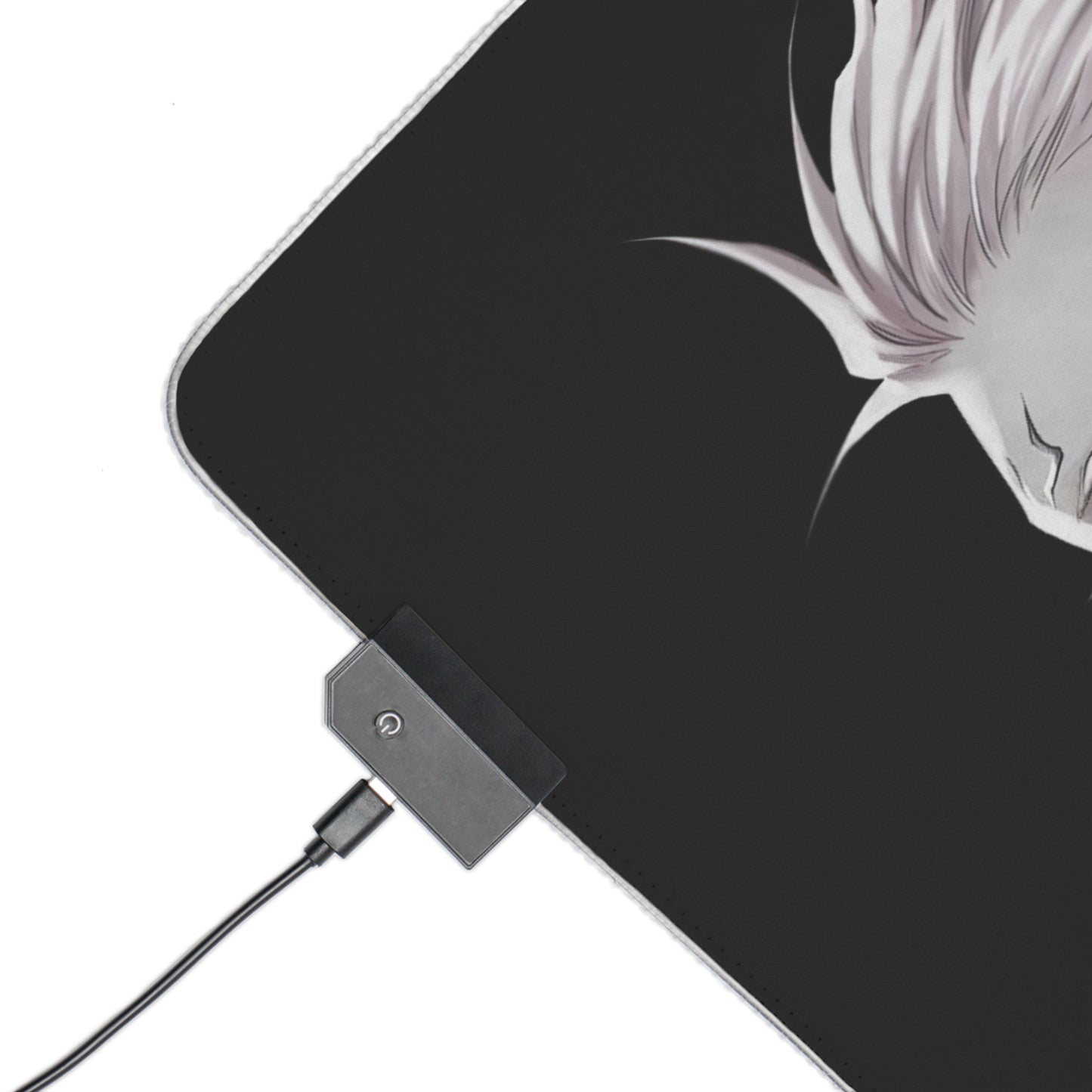 LED Gaming Mouse Pad — Dual Anime Villain & Hero RGB Desk Mat