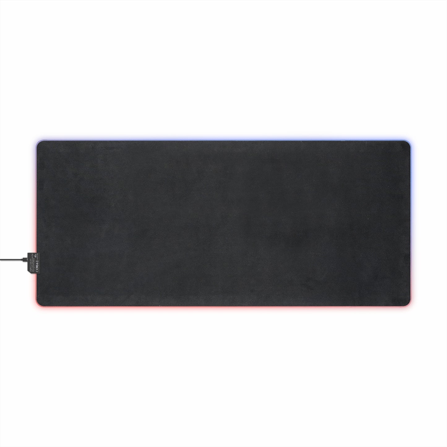 Anime LED Gaming Mouse Pad — Scenic Fantasy Character Desk Mat with RGB Edge Lighting