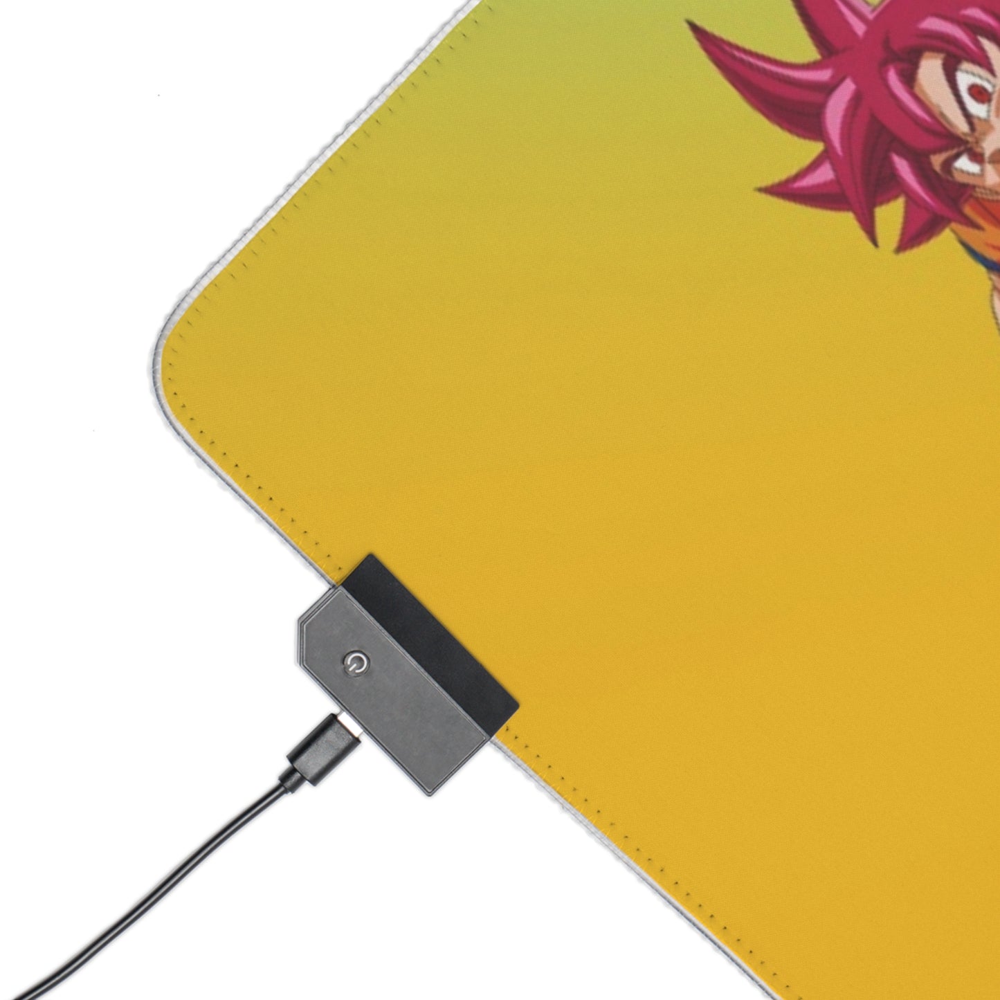 LED Gaming Mouse Pad — Anime Warrior Team RGB Desk Mat